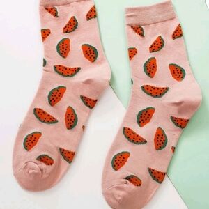 ✨3 FOR $28✨🆕🍉WATERMELON PRINT SOCKS🍉